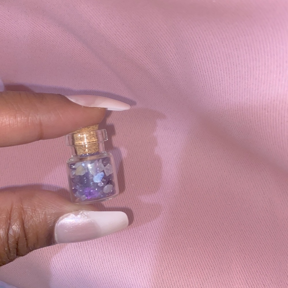 🌙BUNDLE ONLY🌙 Mini amethyst cork jar